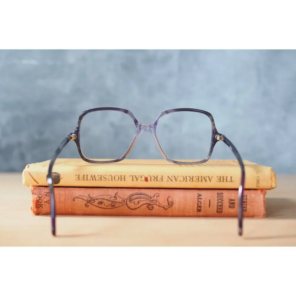 Vintage 1970s Eyeglasses Canada 52-16 Granny Chic Retro Boho Jackie O NOS